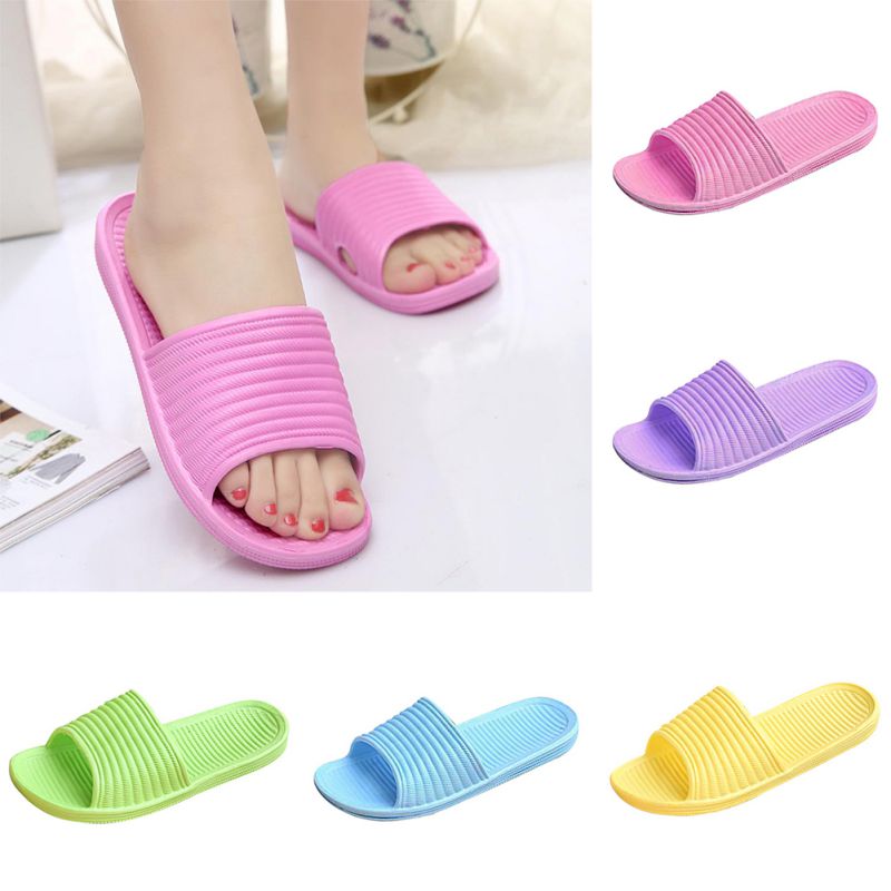Women Flip Flop Sport Shower House Shoes Plastic Slip